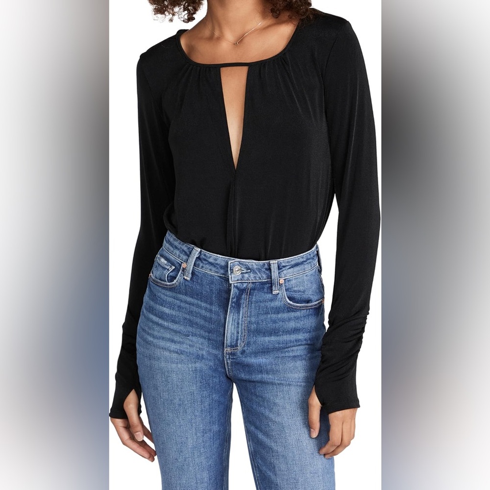 Free People Kaya Keyhole Bodysuit
